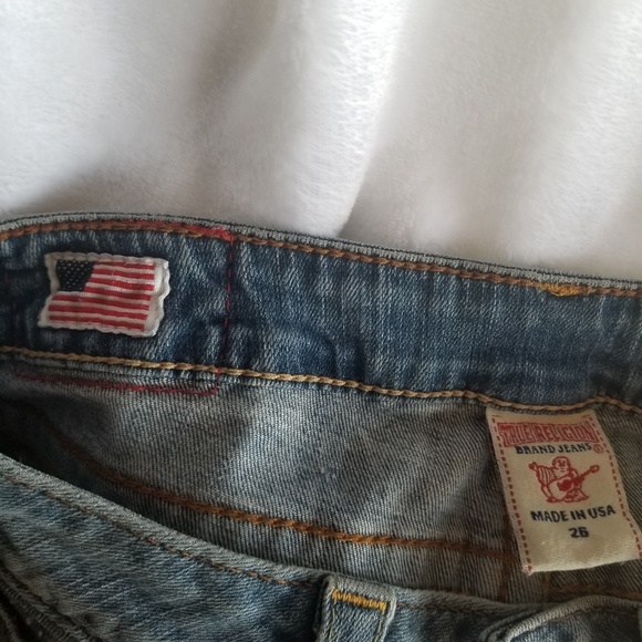 TRUE RELIGION stella skinny Jeans light denim 26 - Picture 6 of 8